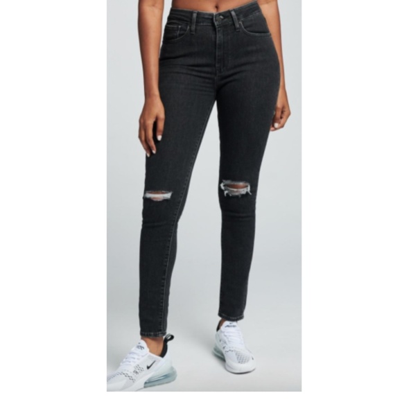 Levi's Denim - NWT LEVI'S® 721 High-Rise Skinny Sculpt Hypersoft Raw Power Black 16M W33 X L30